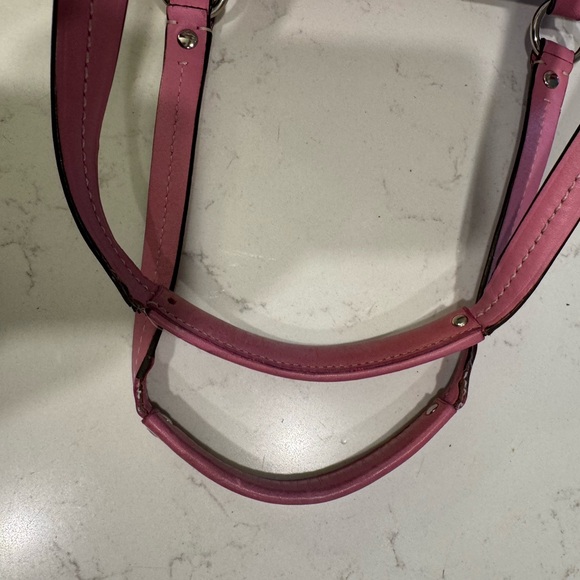 Coach Pink Multicolor Signature Tote with Cherry Charm Accent - Picture 11 of 13